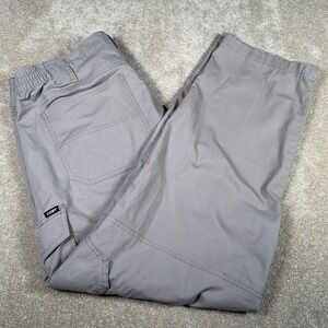 CQR Tactical Pants Mens 42 X 32 (FITS 41 X 32) Gray Ripstop Stretch Waist Cargo